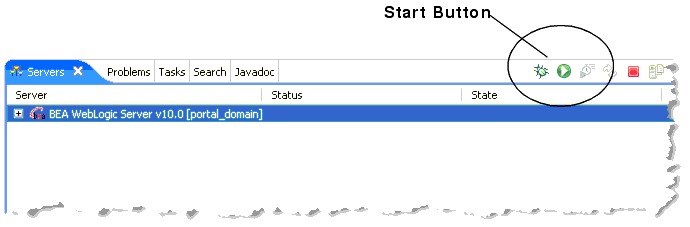 Click the Start Button to Start the Server