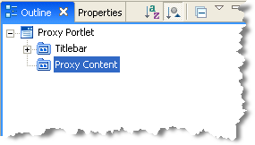 Selecting the Proxy Content Node