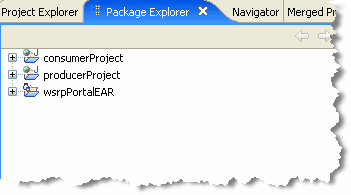 Package Explorer After Prerequisite Tasks are Completed