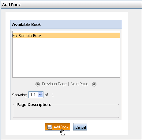 The Add Book Dialog