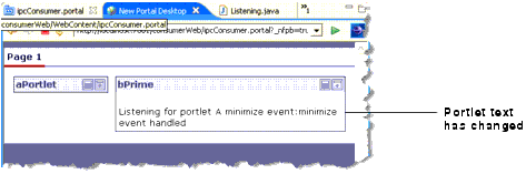 Consumer Portal in Browser After Minimize Event
