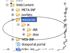 Adding the Dojo Toolkit to a Portal Project 