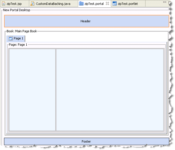 zipTest.portal in the Editor