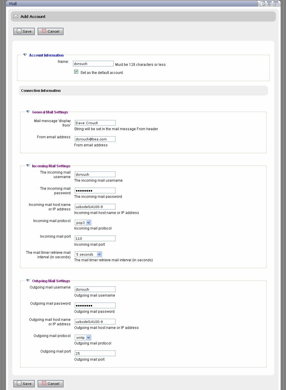 Configuring the Mail Servers