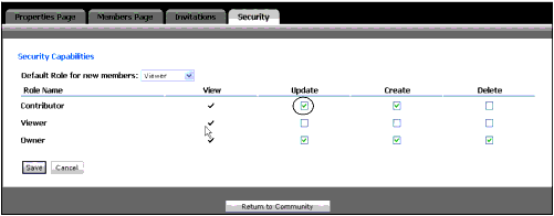 Edit the Default Capabilities for Each Role