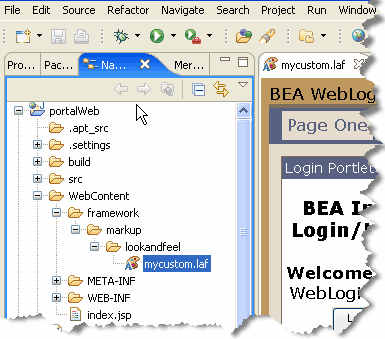 Selected Look And Feel File