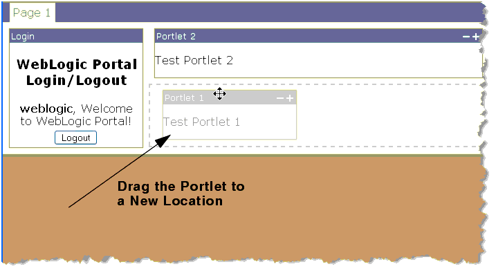 Moving a Portlet