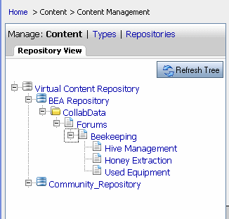 Repository Structure for a Discussion Forum 