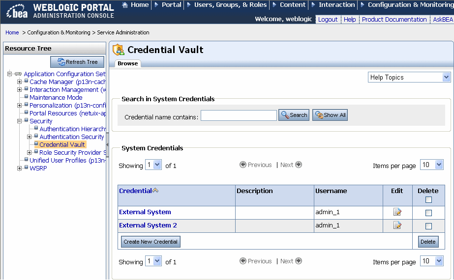 Credential Vault