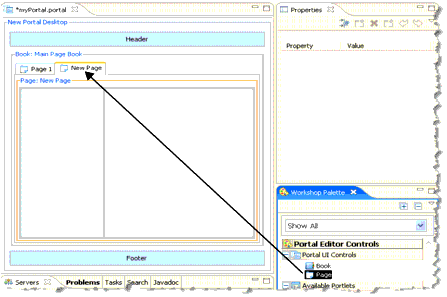 Adding a Page to a Portal in the Workbench