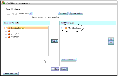 Select the User You Want to Add to the Group and Click Add