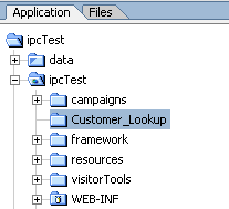 File Tree with Customer_Lookup Folder Added