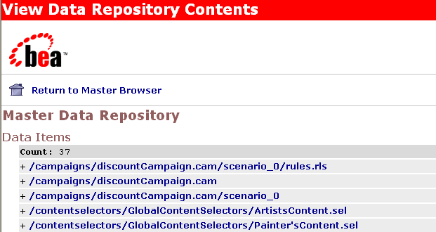 Browsing the Datasync repository