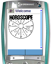 Displaying a welcome logo