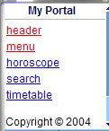 Footer Displayed on Emulator 