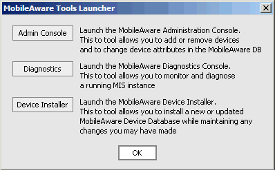 MobileAware Tools Launcher 