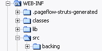 backing Folder Under WEB-INF/src