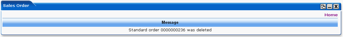 WebLogic Portlets for SAP - Return Order Portlet - Delete Confirmation Screen