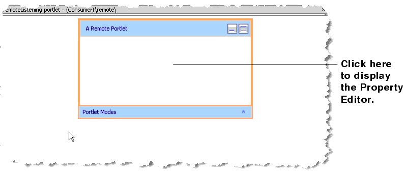 Remote Portlet Displayed in the Editor