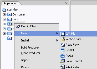 Creating a New JSP File