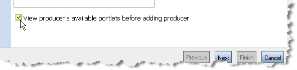 View Producer’s Portlets Checkbox