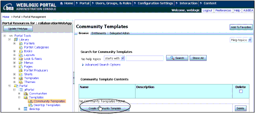 Create a New GroupSpace Community Template