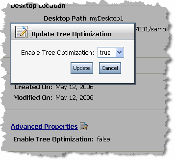 Enabling Tree Optimization from the Administration Portal