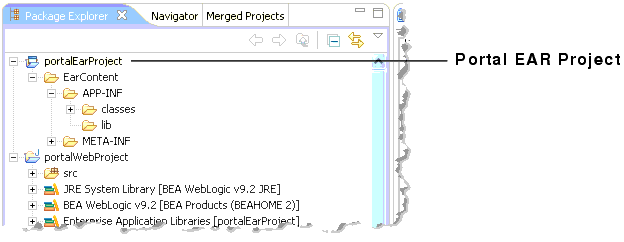 Application Name Shown in the WebLogic Portal Administration Console