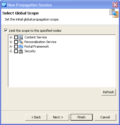 Select Global Scope Dialog