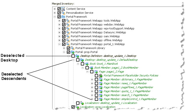 Setting Scope in the Merged Inventory View