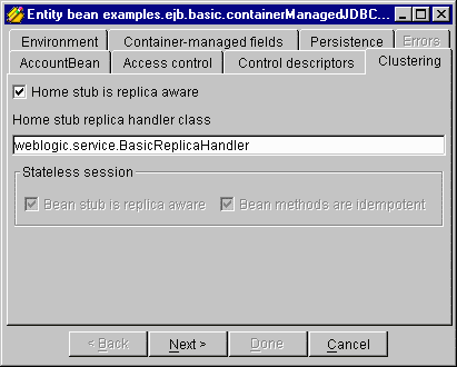 Configuring clustering