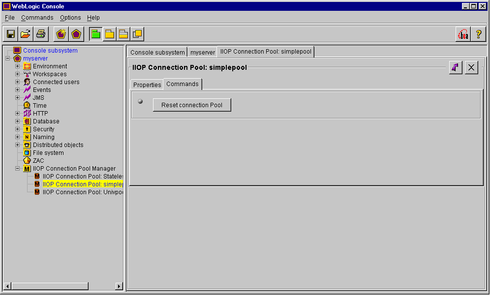 WLEC connection pool