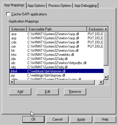 JHTML and JSP configured for proxy