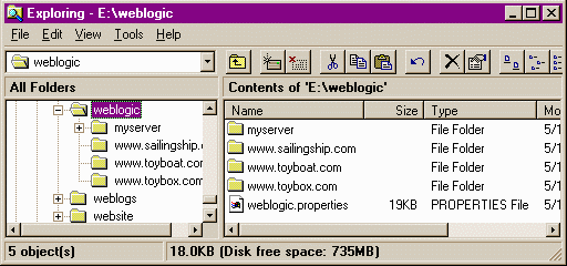 Setting
up multiple Servers