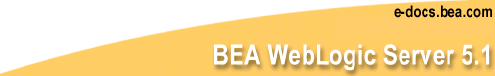 BEA WebLogic Server Release 5.0