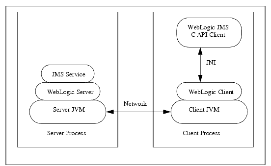 WebLogic JMS C API Client Application Environment