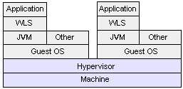 Distribution of Servers in WebLogic Server in Virtualized Environment
