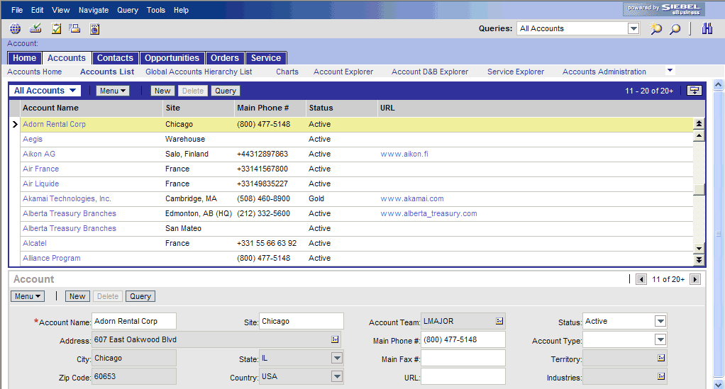 Bookshelf V8 1 8 2 How Siebel Crm Uses Html Frames In The Container Page