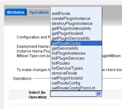 Example Configuration and provisioning pane -Operations tab