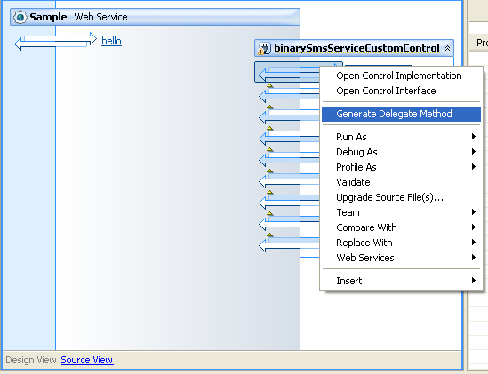 Generate Delegate Method