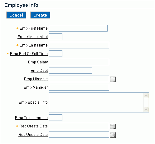 Employee Change Form Template