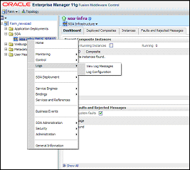 Controlling Oracle SOA Service Infrastructure