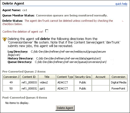 Surrounding text describes delete_agent_page.gif.