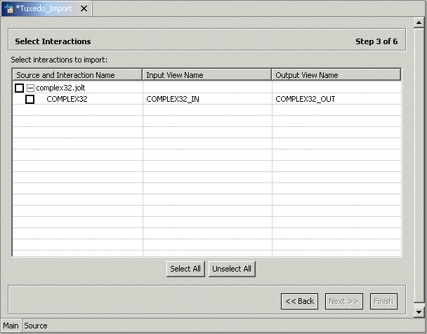 Transferring the files to the server in the import procedure