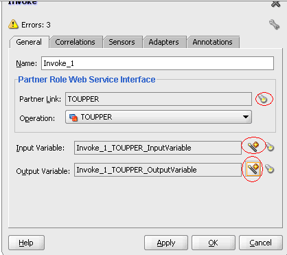 This image shows where you create a process