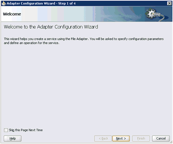 Adapter Configuration Wizard