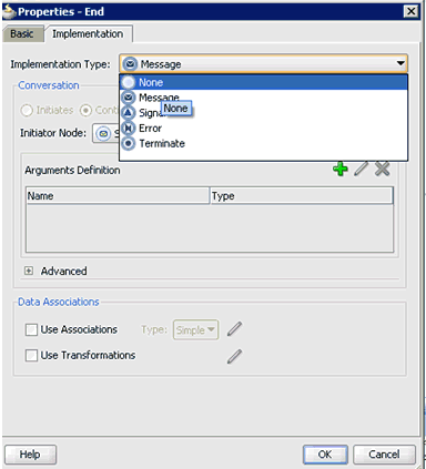 Implementation Type list