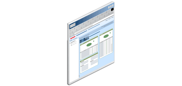 Technical illustration showing a Fusion Middleware Control home page