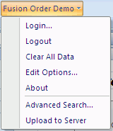 Runtime Toolbar Menu