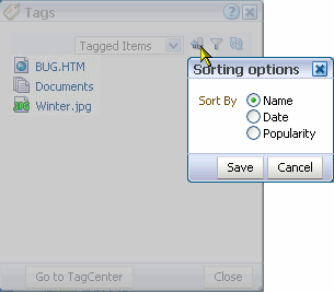 Settings dialog box